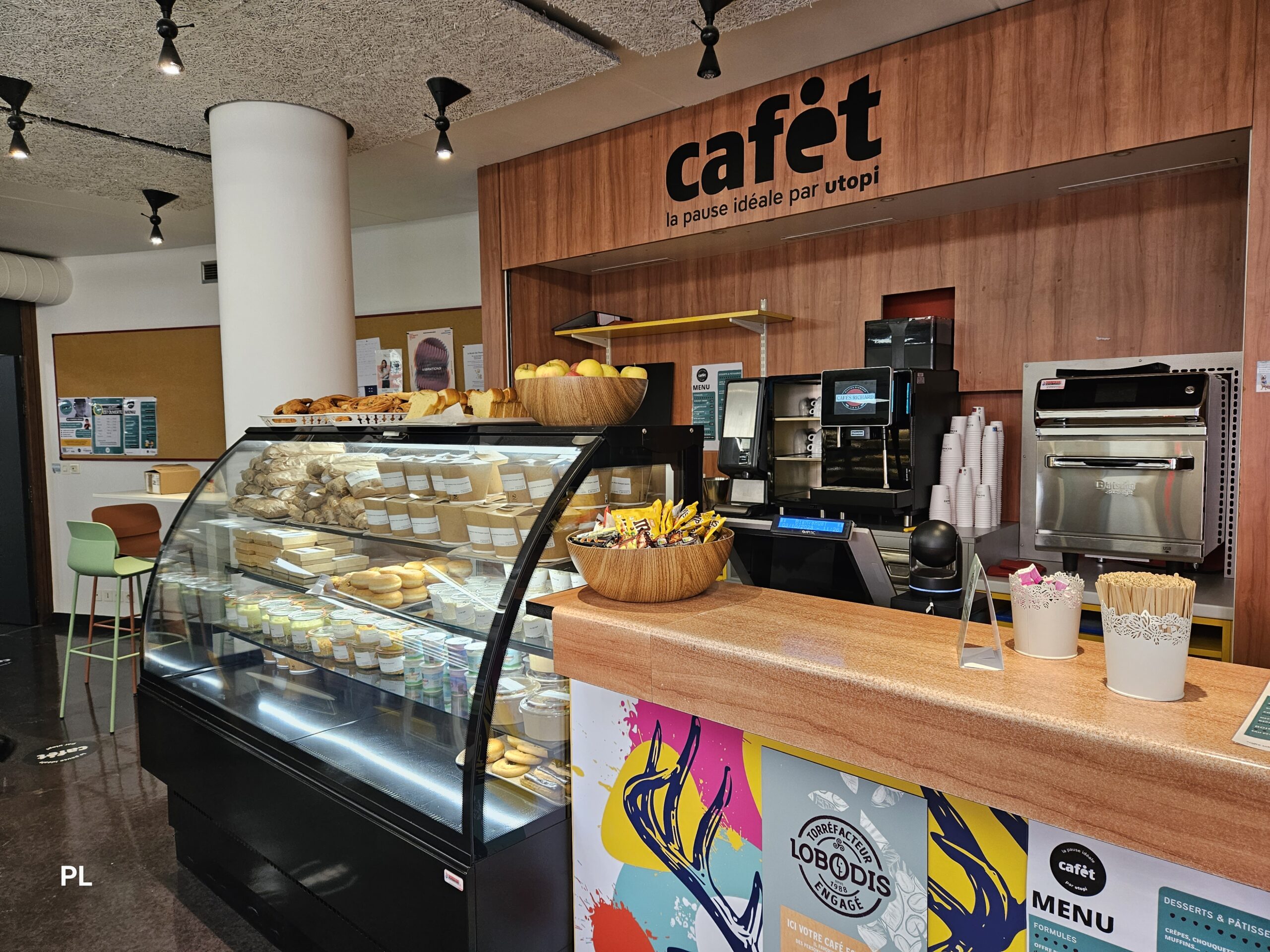 Vue de la cafet'Utopi à l'IGR-IAE Rennes