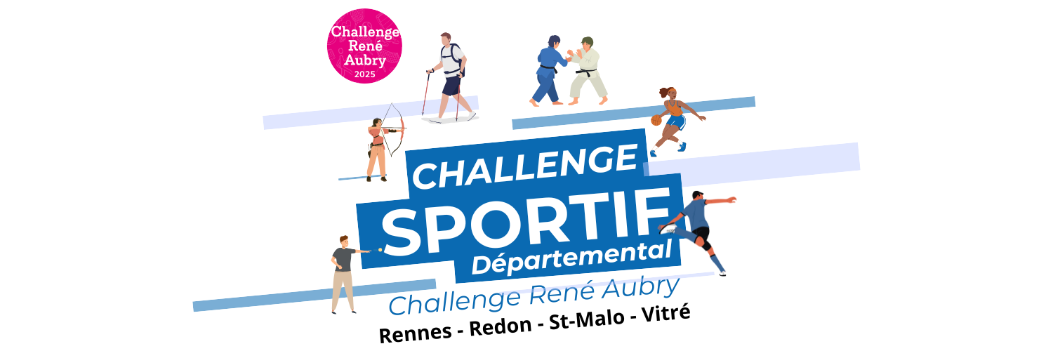 Affiche sportive Challenge René Aubry 2025