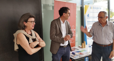 Les officiels sont venus visiter le logement habitat inclusif Prélude