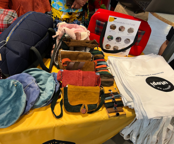 Variété de produits réalisés par l'atelier Couture de l'ESAT Utopi Dol-de-Bretagne