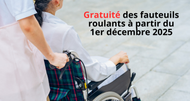 Les fauteuils gratuits à partir du 1er décembre 2025